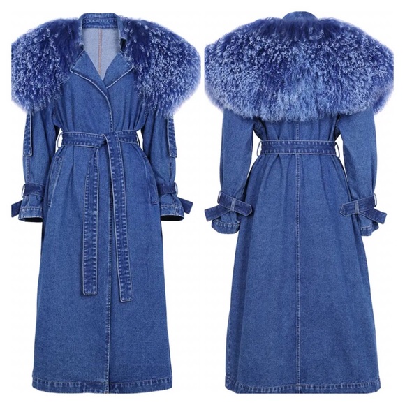 Runway Ready trench-coat with fur collar - Picture 12 of 12